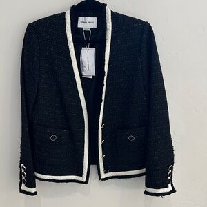 Urban Revivo Black and White Women's Jacket